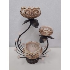 Šamoto keramikos žvakidė-židinys