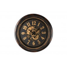Sieninis laikrodis IRMA, juodas, auksas D40cm