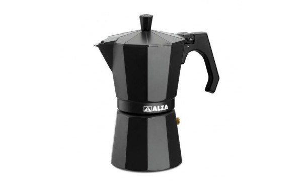 Kavinukas espresso 9-iems puodeliams ALZA, juodas