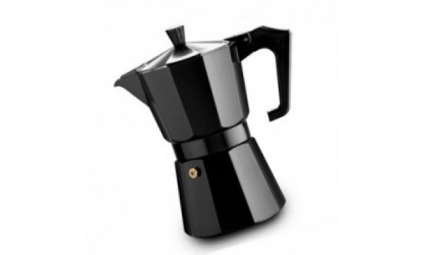 Juodas kavinukas Espresso kavai Ghidini PEZZETTI, 6 puod. 