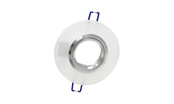 Dekoratyvinis įleidžiamasis šviestuvas BALTIK GAISMA, GU10 + LED, 1 x 40 W, baltos sp., ø10,5 cm 
