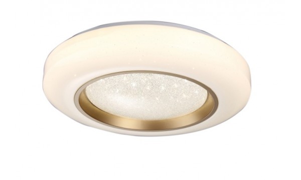 Lubinis LED šviestuvas BALTIK GAISMA, 2 x 30 W, 3000-6000 K, 2100 lm, ø50 cm, valdomas pultu 